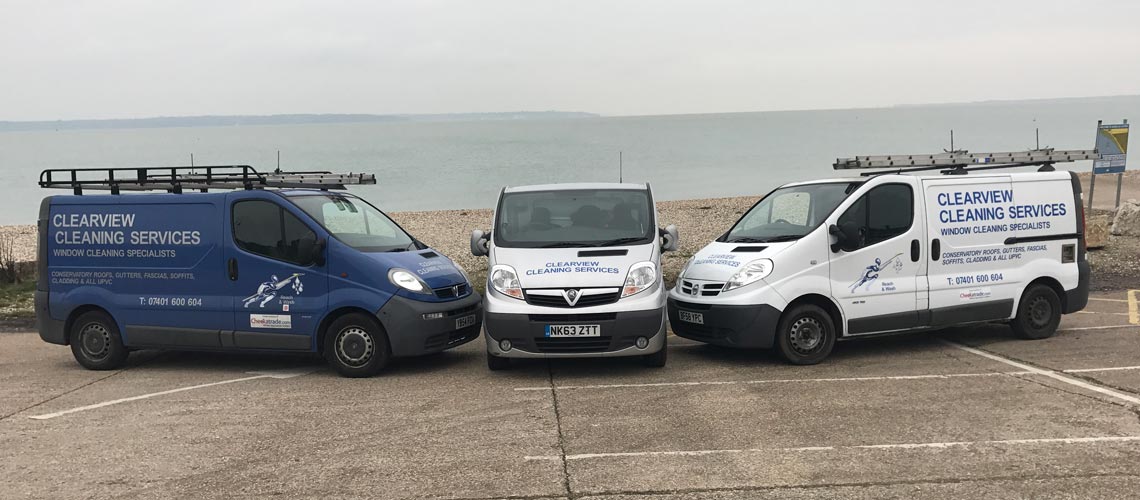 clearview cleaning services vans